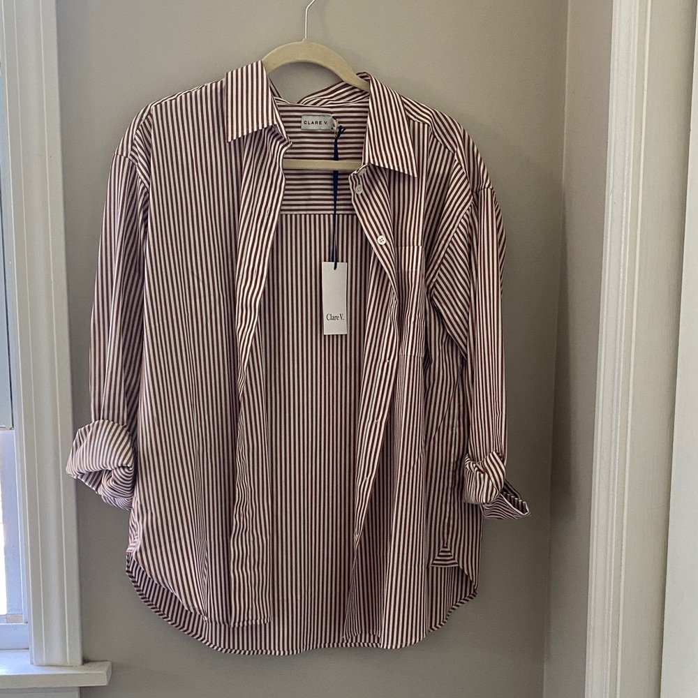 Clare V. Emilette Oversized Shirt